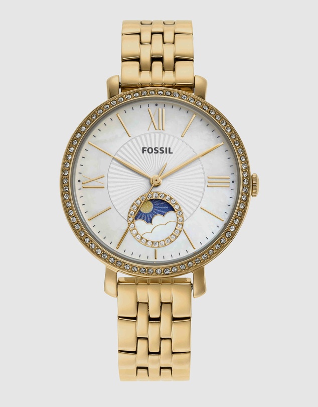 Fossil - Jacqueline Gold-Tone Analogue Watch