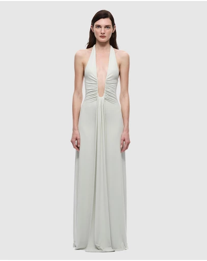MISHA - Jennifer Cupro Maxi Dress