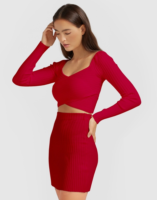 Belle & Bloom - Forget Me Not Knit Crop