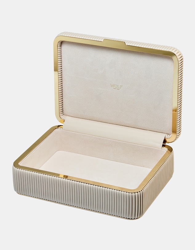 Wolf - Wolf Bella Medium Jewellery Box Bone