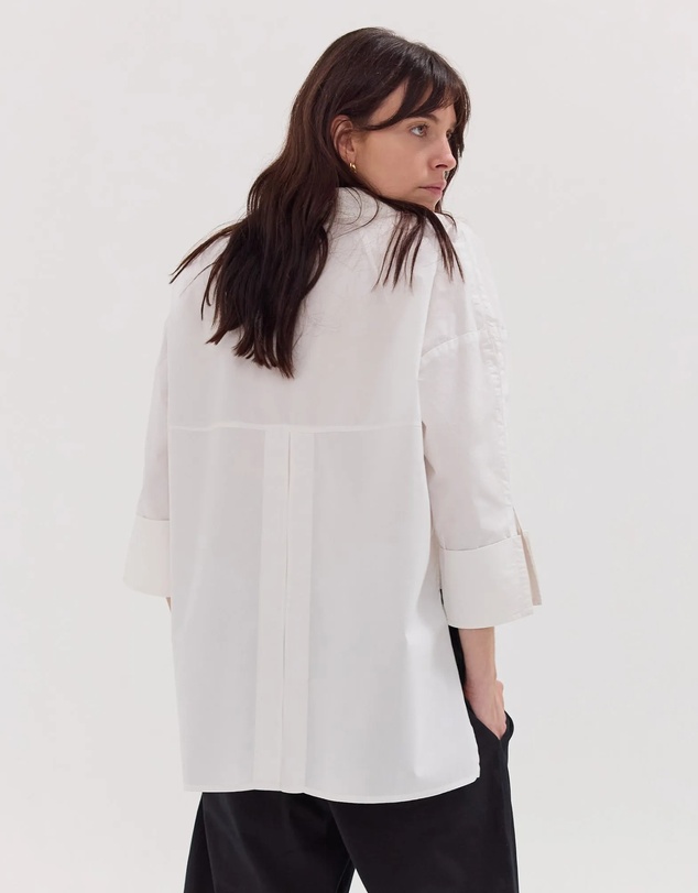 Cloth & Co. - The Panelled Shirt White