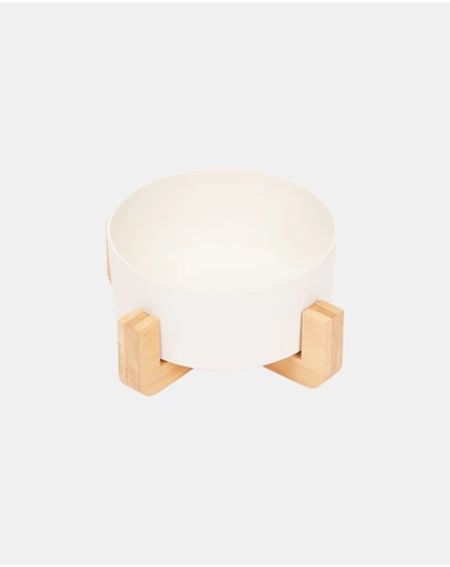 Mog & Bone - Single Bamboo Dog Bowl Natural
