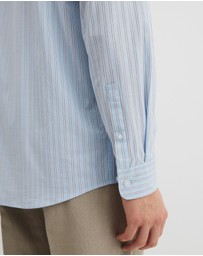 Country Road - Slim Fit Cotton Stretch Stripe Shirt