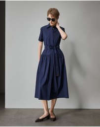 IDA+S - Chloe Navy Midi Dress