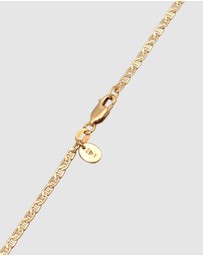 Elli Jewelry - Necklace 925 Sterling Silver Gold-Plated