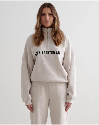 Aim'n - Varsity Half Zip Sweatshirt