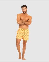 Tolu Australia - Yellow Boardshorts with Lobsters