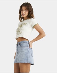 Billabong - Womens Frankie Denim Mini Skirt