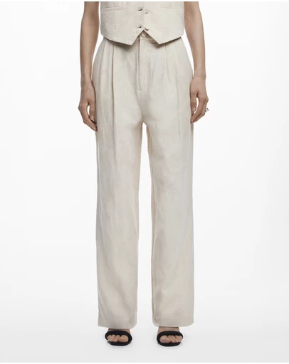 Desigual - Patterned suit trousers
