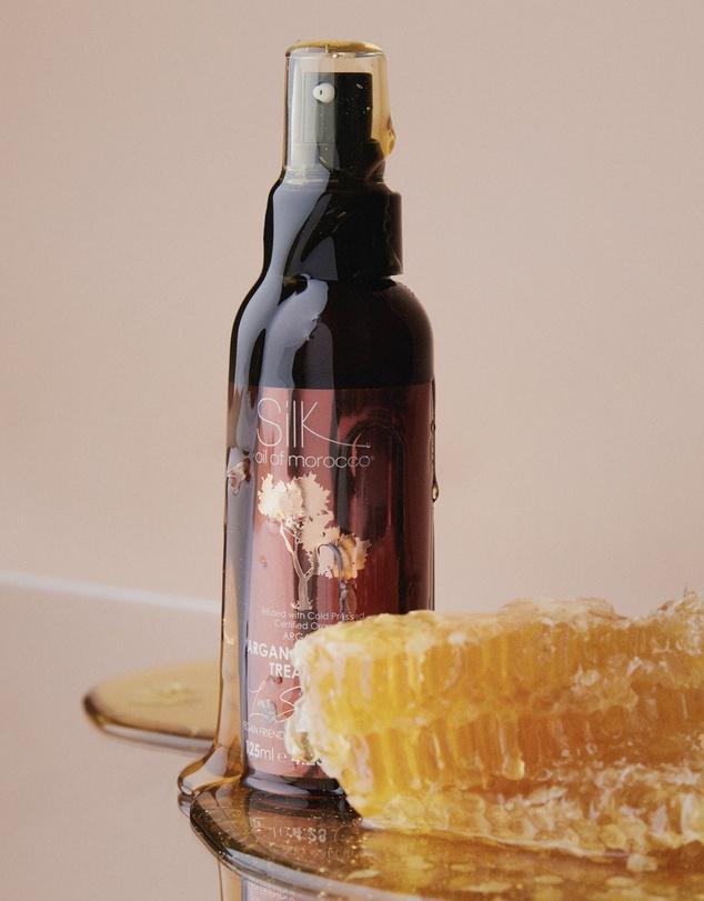 Silk Oil of Morocco - Argan Hair and Skin Treatment - Sweet Honey - 125ml