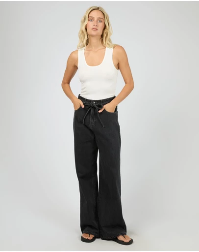 All About Eve - Gia High Rise Baggy Coal