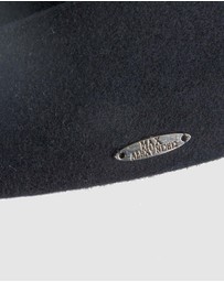 Max Alexander - Felt Dark Navy Pillbox Hat