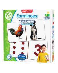 The Learning Journey - Match It Dominoes Farminoes