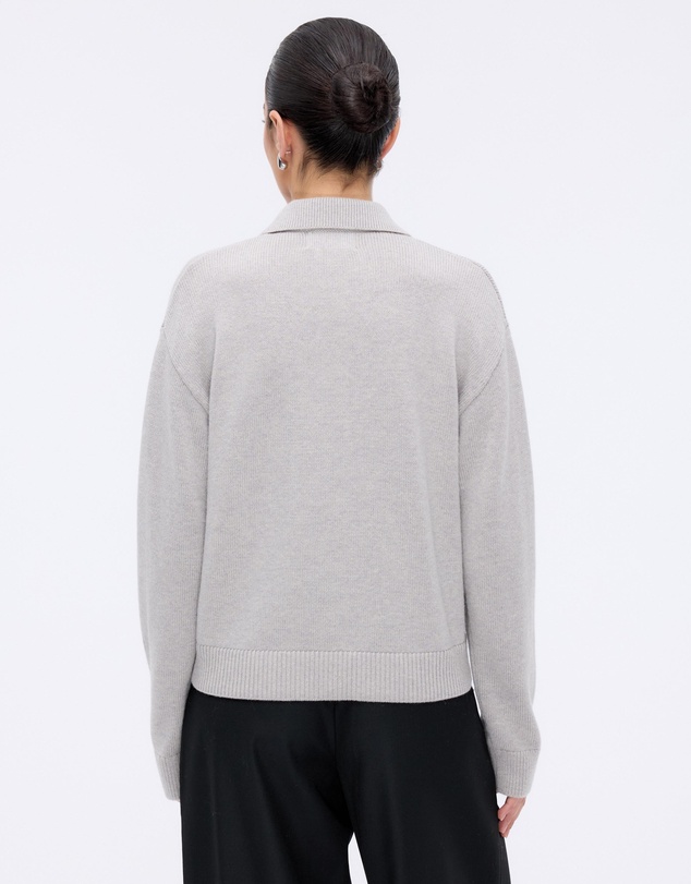 Minima Esenciales - Zoe Merino Wool Cashmere Blend Cardigan