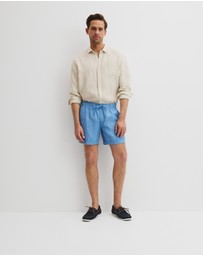 Country Road - Organically Grown Linen Drawcord Short