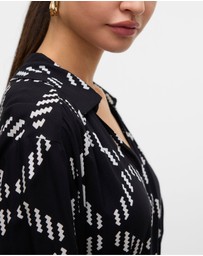 Vero Moda - Brina Printed Midi Dress