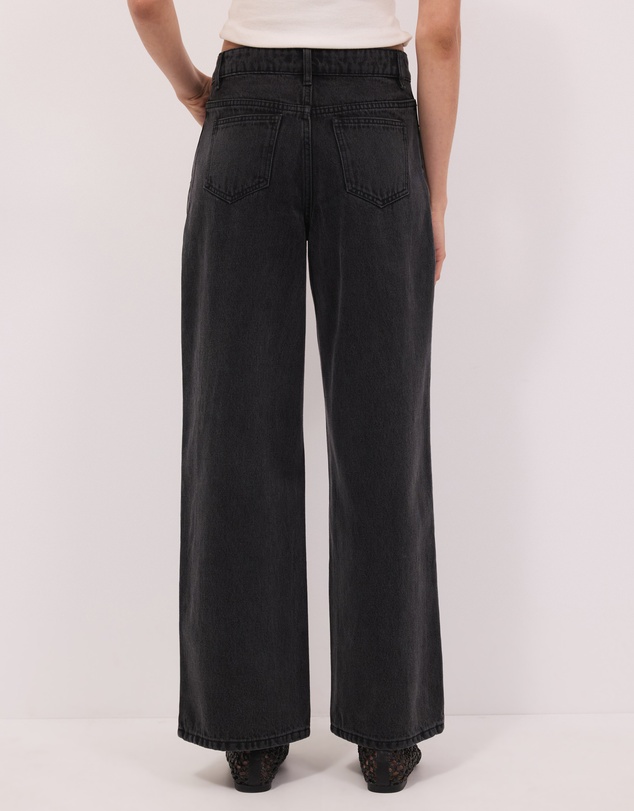 Calli - Gaia Mid Rise Wide Leg Jeans