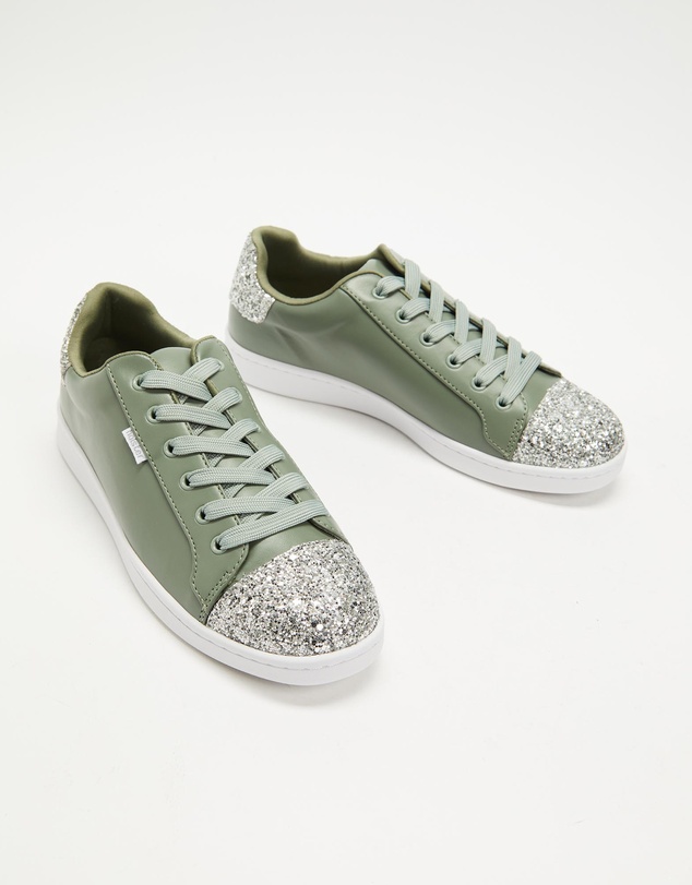 Holster - Stardust Glitter Sneakers - Seagrass - Women's