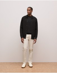 Trenery - Merino Textured Shacket in Charcoal Melange