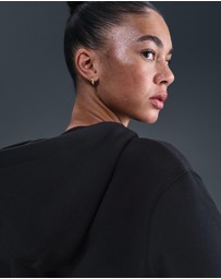 Nike - Sportswear Phoenix Fleece Loose Full-Zip Cropped Hoodie
