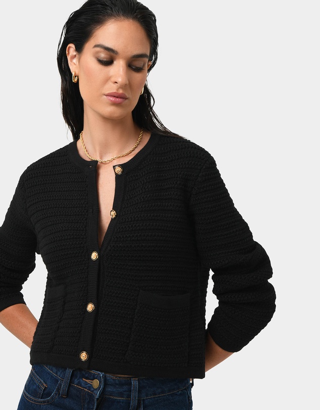 Forcast - Hollis Textured Cardigan