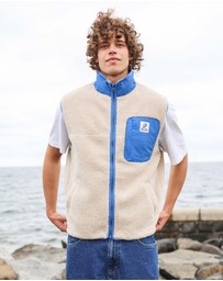 Skwosh - Skwosh Sherpa Vest in Natural