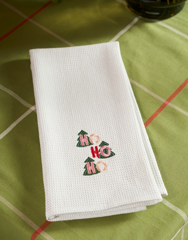 Linen House - Embroidered Tea Towel