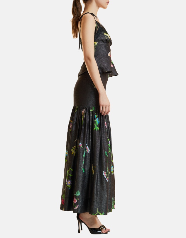 Cynthia Rowley - Printed Lurex Skirt