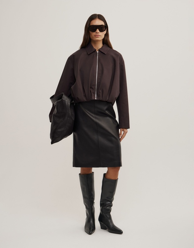 Witchery - Gathered Hem Bomber Jacket