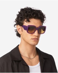 Hawkers Co - Hawkers - Fervor - grape purple tobacco  Sunglasses for Men and Women UV400