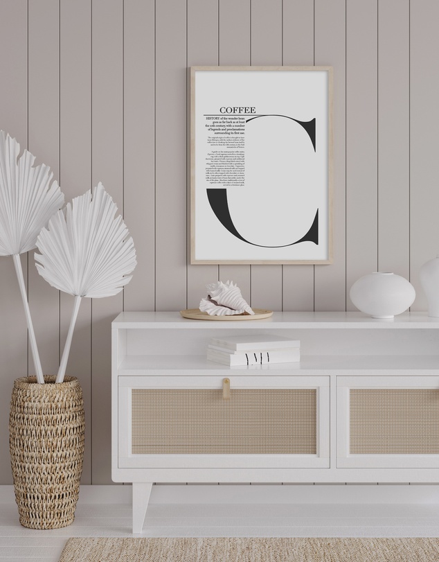 Olive et Oriel - Coffee Art Print