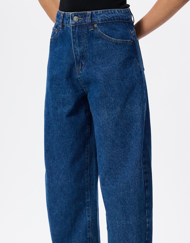 Calli - Cassidy High Rise Panelled Barrel Leg Jeans