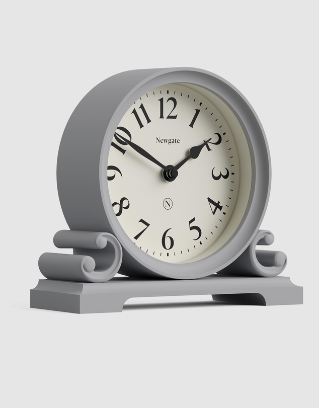 Newgate - Newgate Divisadero Mantel Clock-Clock Grey