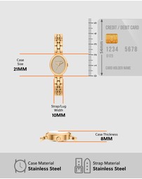 Michael Kors - Maude Gold Tone Analogue Watch