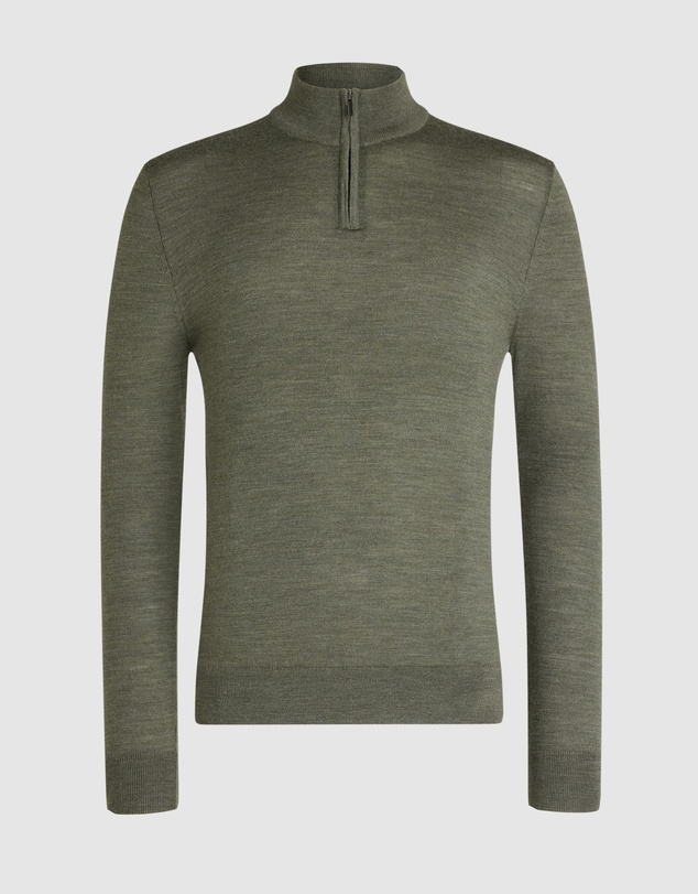 Tarocash - Asher Merino Wool Zip Knit
