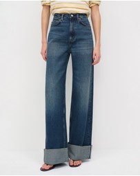 Reformation - Cary High Rise Slouchy Wide Leg Jeans