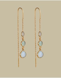 Meshca - Lily threader earrings
