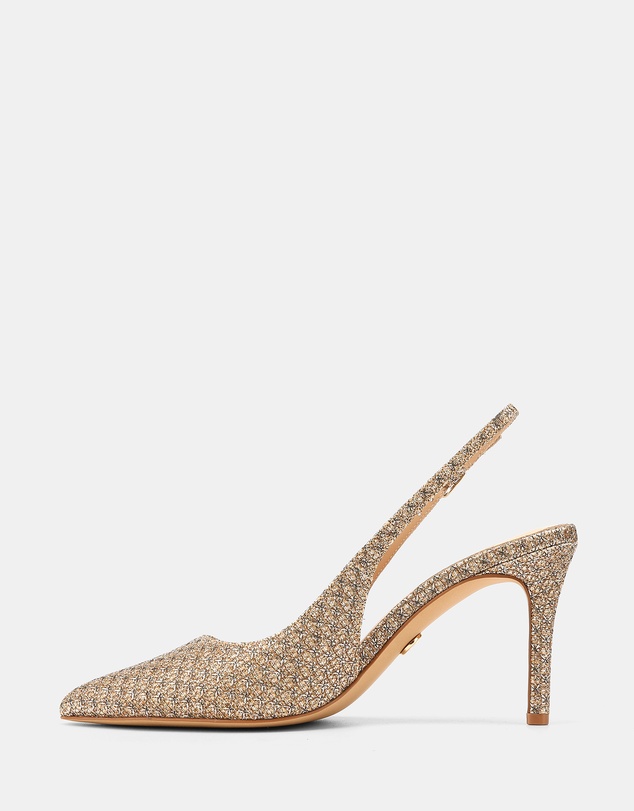 Wittner - Riker Metallic Lurex Slingbacks