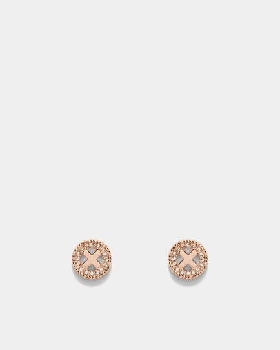 MIMCO - Amulet Stud Earrings - Rose Gold