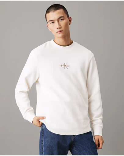 Calvin Klein Jeans - Long Sleeve Waffle T-Shirt