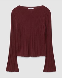 & Other Stories - Rib-Knit Wool Boatneck Top