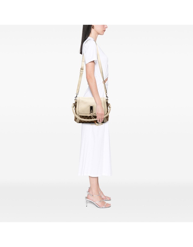 Pre-Loved by Azura Reborn - Pre-Loved GG Canvas Bella Flap Satchel