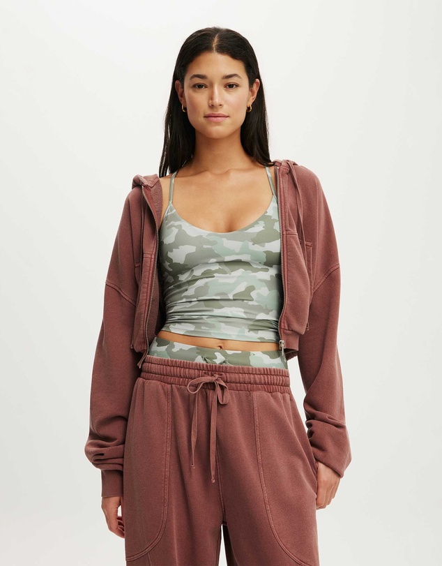 Cotton On Body Active - Active Fleece Bubble Zip Through