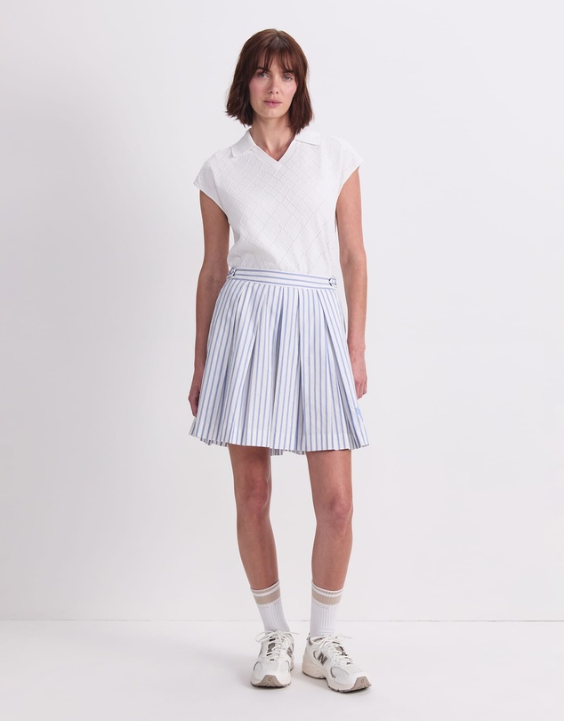 Sportscraft - Logo Stripe Tennis Skirt