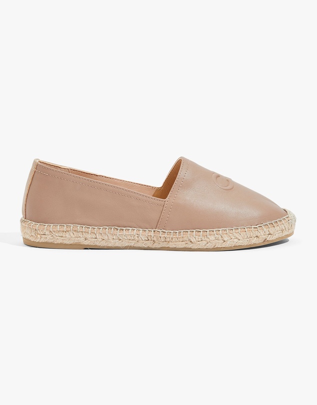 Country Road - Cr Logo Leather Espadrille