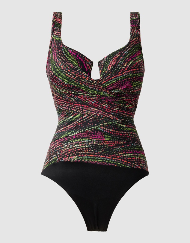 Miraclesuit Swimwear  - Light Show Layered Escape Underwired One Piece Shaping Swimsuit