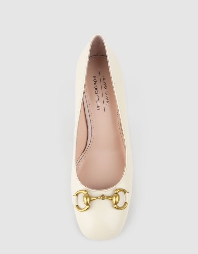 Edward Meller - BAILEY85 Block Heel Pump with Trim