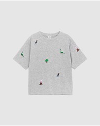ARKET - Embroidered T-Shirt - Kids-Teens