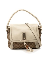 Pre-Loved by Azura Reborn - Pre-Loved GG Canvas Bella Flap Satchel