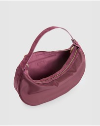 Evity - Noemie Leather Trim Shoulder Bag